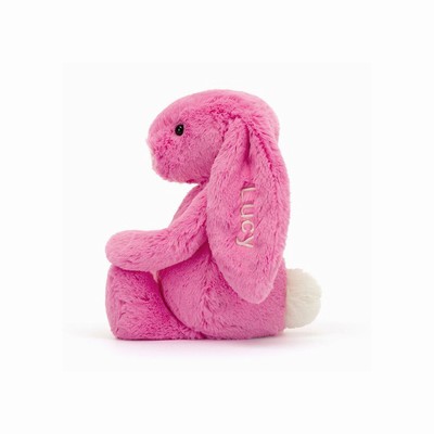 Jellycat Bashful Hot Pink Bunny Medium USA | 72630UYHI